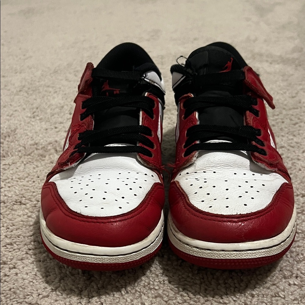 Nike Kids Red and White Sneakers